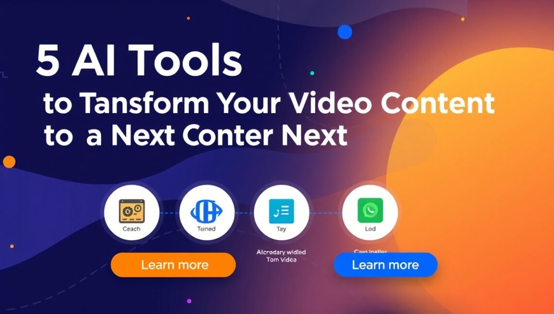 5 AI Tools to Transform Your Video Content to Next Level