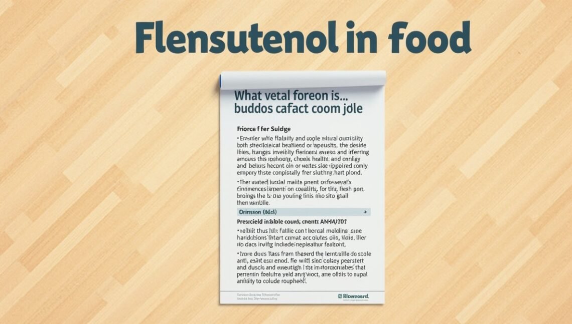 flensutenol in food